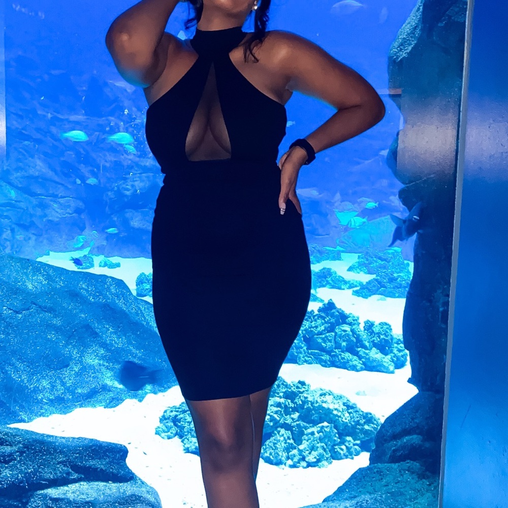 Black Halter Dress